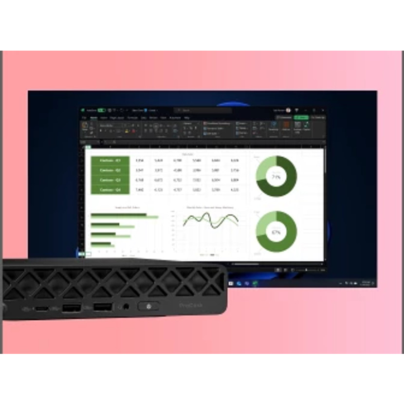 HP ProDesk 4 Mini G1i Intel Core Ultra 5 235T 24GB 512GB/SSD W11P Ai ready mini business desktop PC 1J Gar (DE)