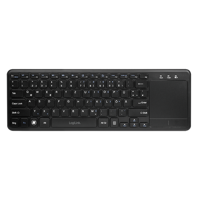 Keyboard & Touchpad Logilink wireless black (ID0188)