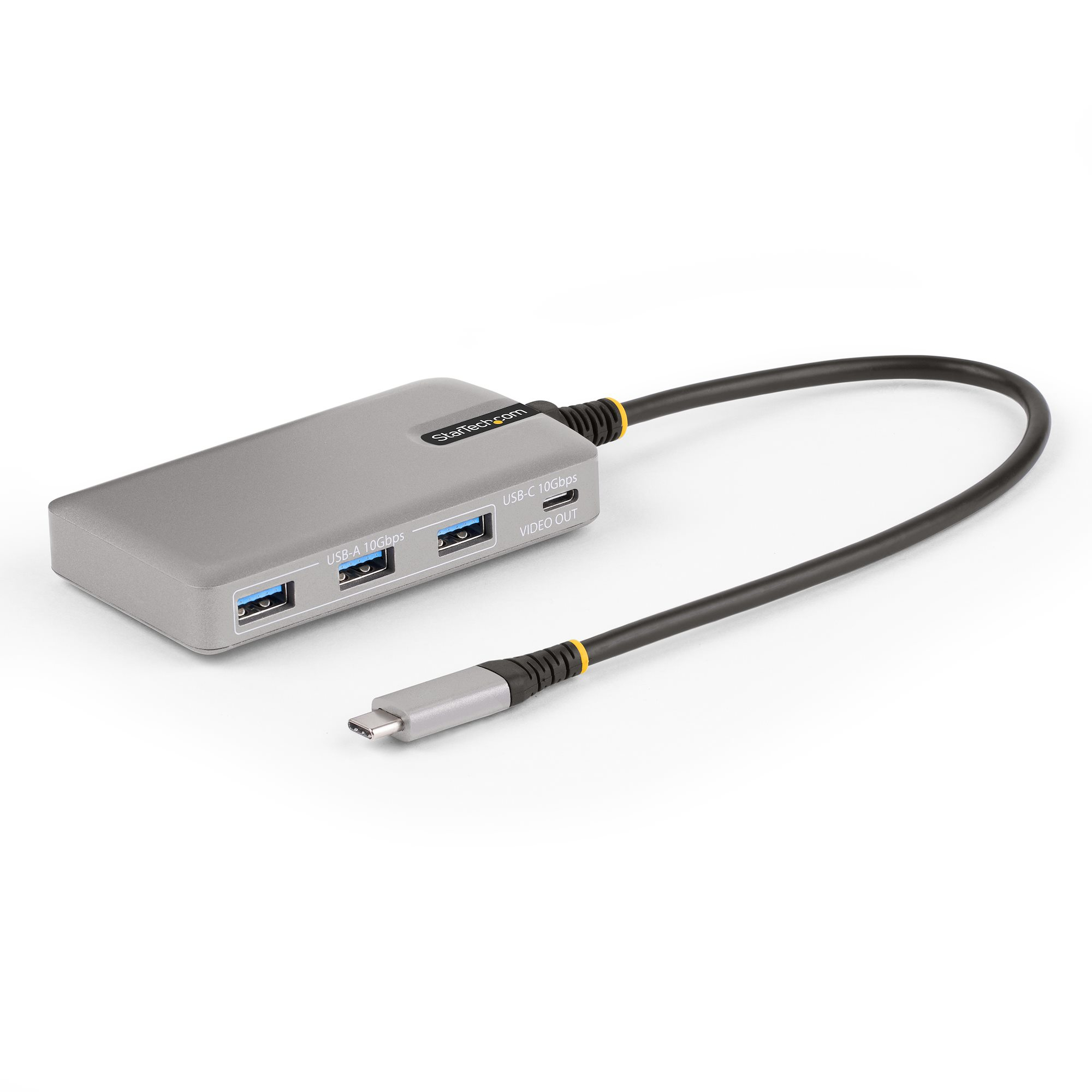 STARTECH.COM 4-Port USB-C Hub mit USB-C Videoausgang 4K - USB-C auf USB-A/USB-C 100W Power Delivery USB 10Gbps 30cm Kabel USBC Verte