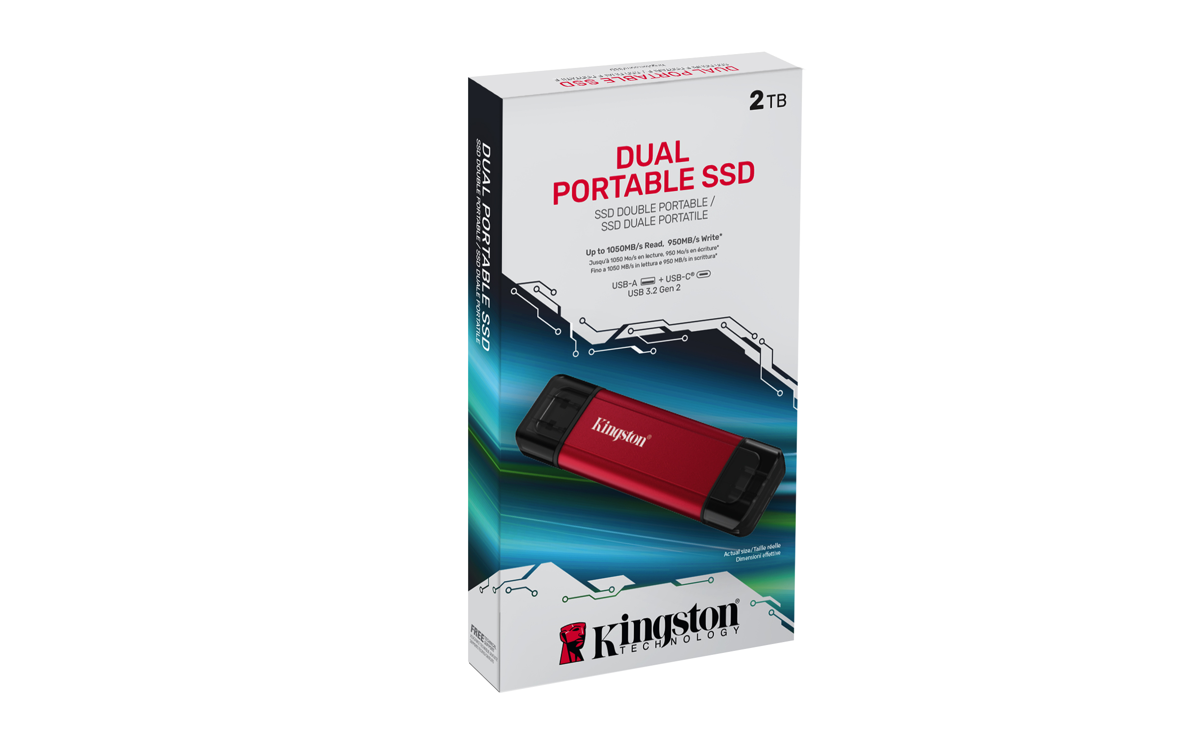 Dual Portable 2 TB, Externe SSD