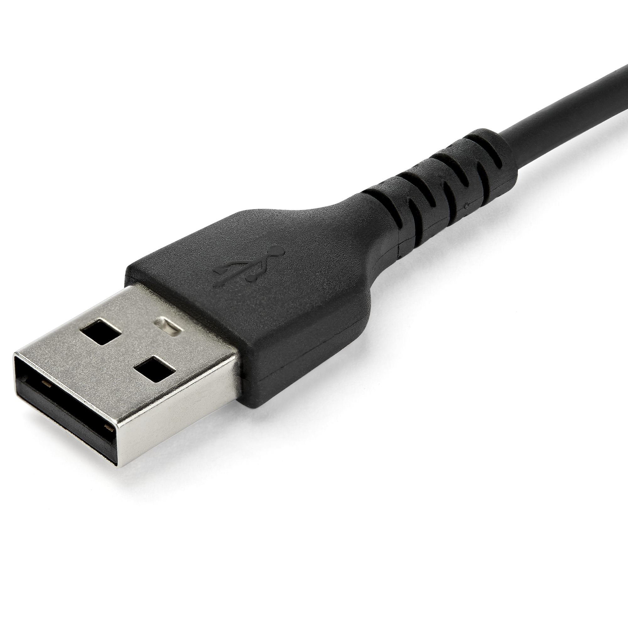 2 M USB 2.0 TO USB C CABLE CABLE BLACK ARAMID FIBER