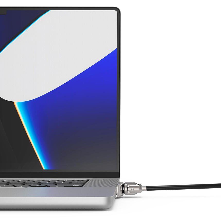 LEDGE LOCK ADAPTER MACBOOK PRO 16IN M1/M2/M3/M4 +KEYED CBL LOCK