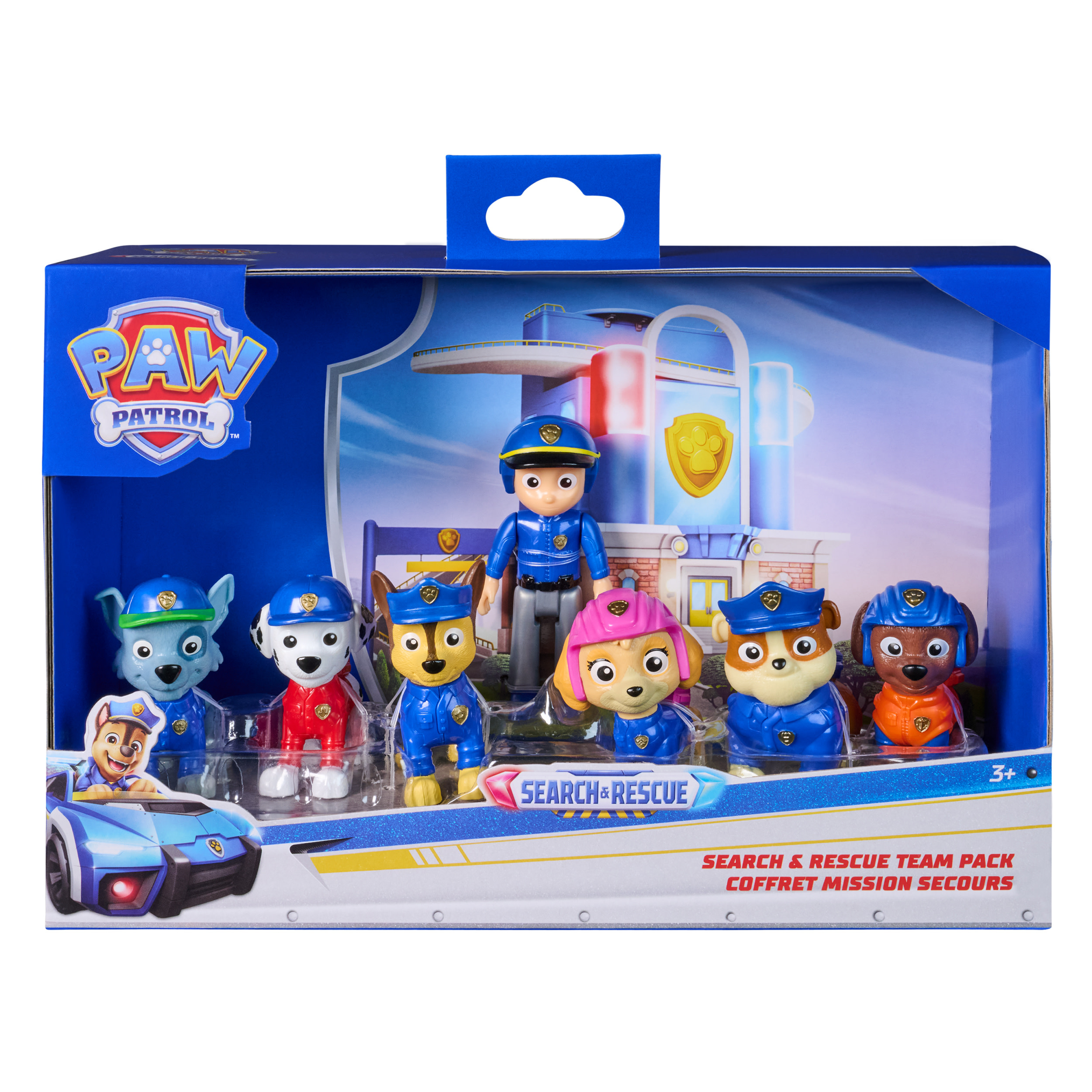 Paw Patrol - Search & Rescue: Figuren-Set mit 7 Charakteren, Spielfigur