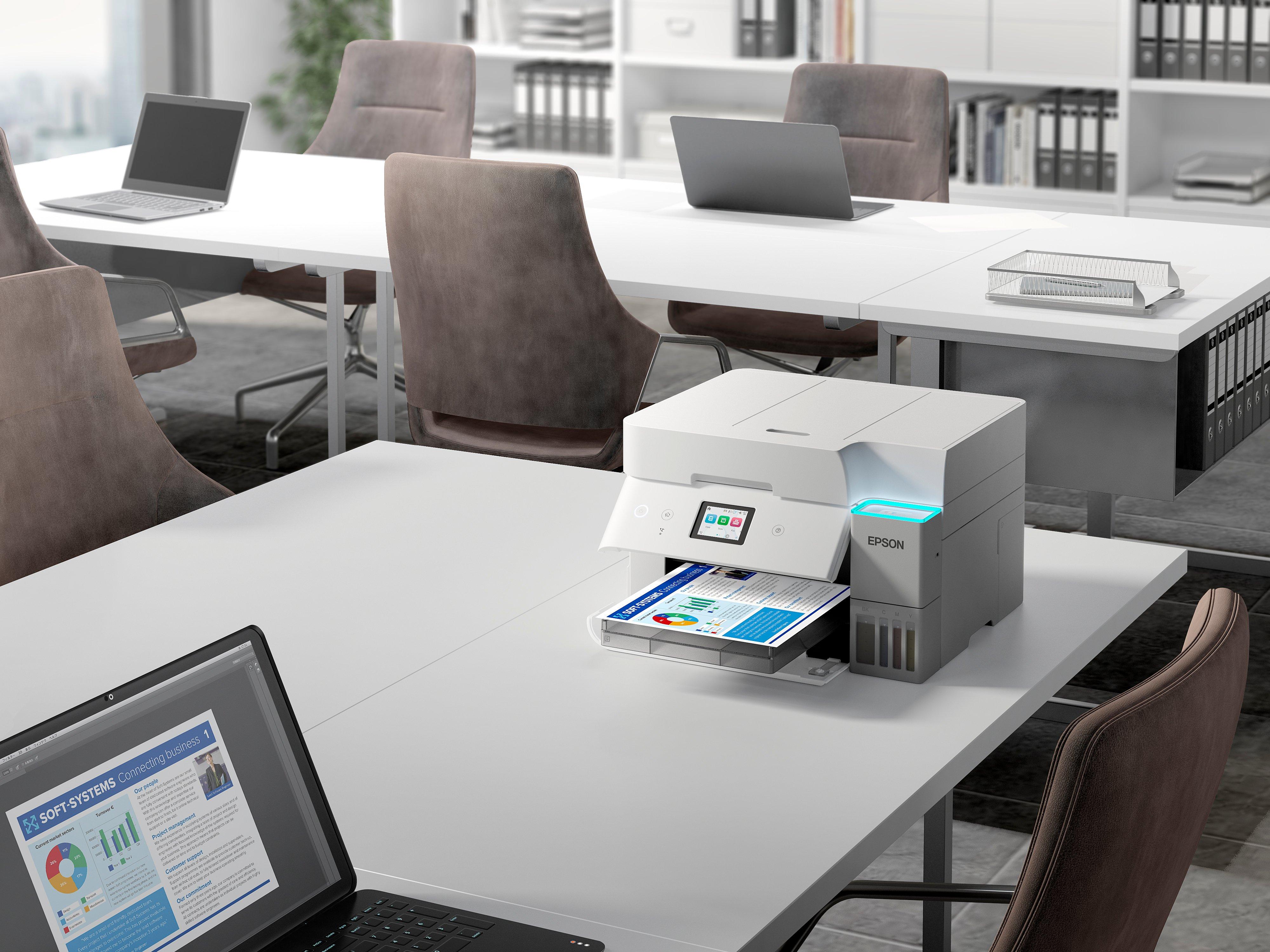 EPSON EcoTank ET-4956 4 in 1 Tintenstrahl-Multifunktionsdrucker weiß