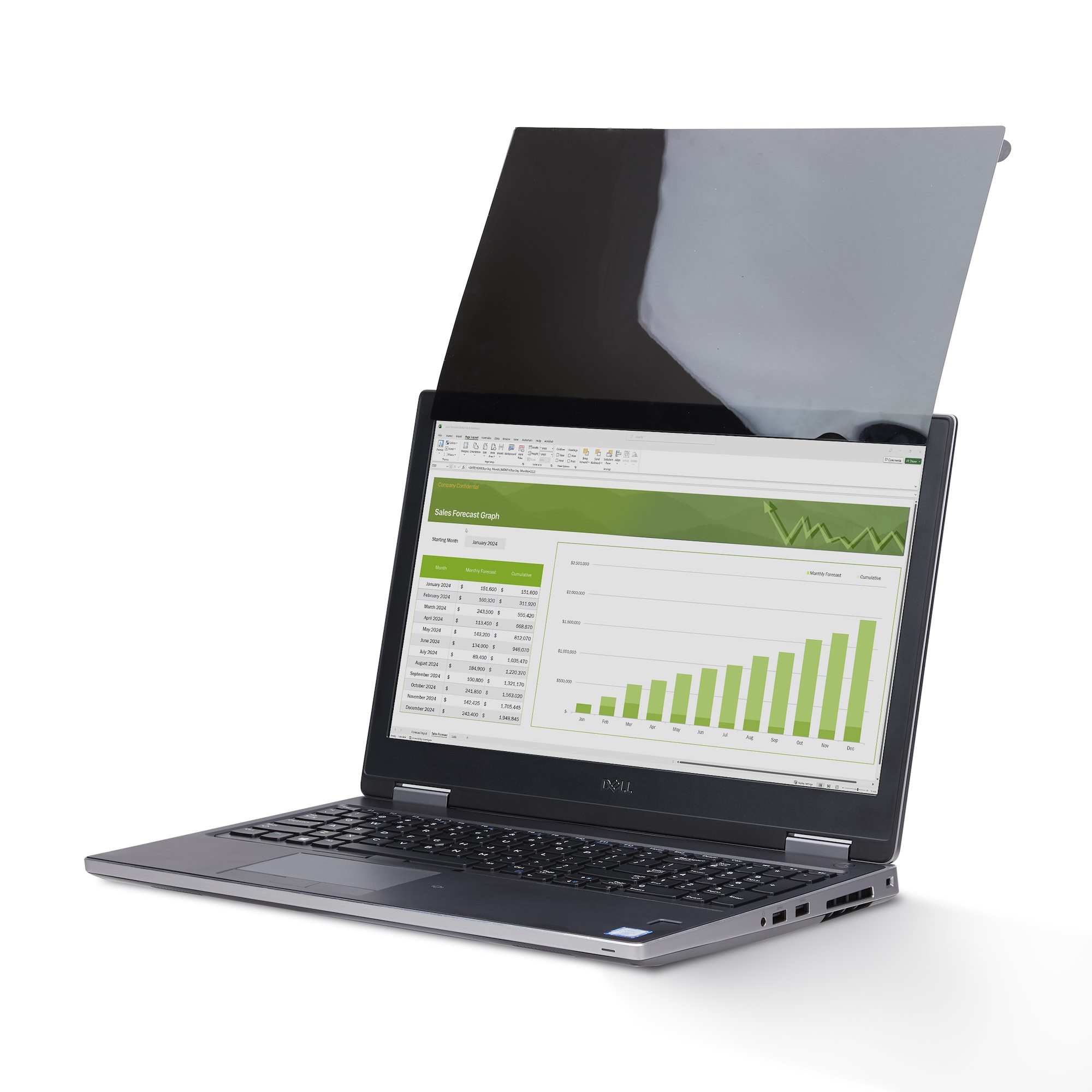 STARTECH.COM 35,56cm 14Zoll 16:10 Touch Laptop Sichtschutz Sichtschutzfolie Notebook Blickschutzfilter/Blaulichtfilter Flip-Up