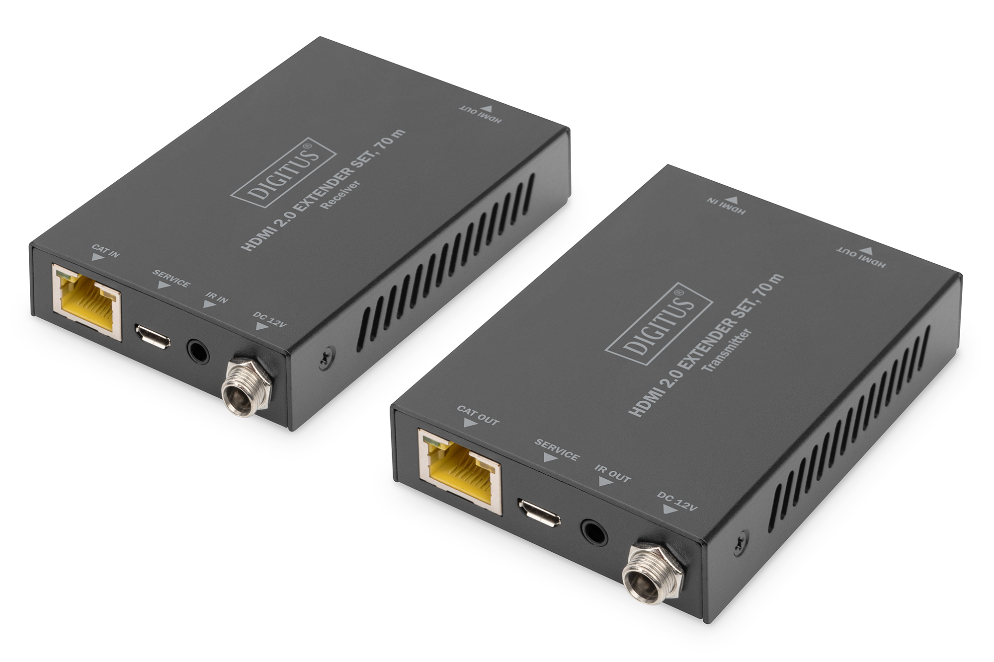 DIGITUS HDMI Extender Set Cat5e/6/6a/7/8 4K/60Hz bis 70m