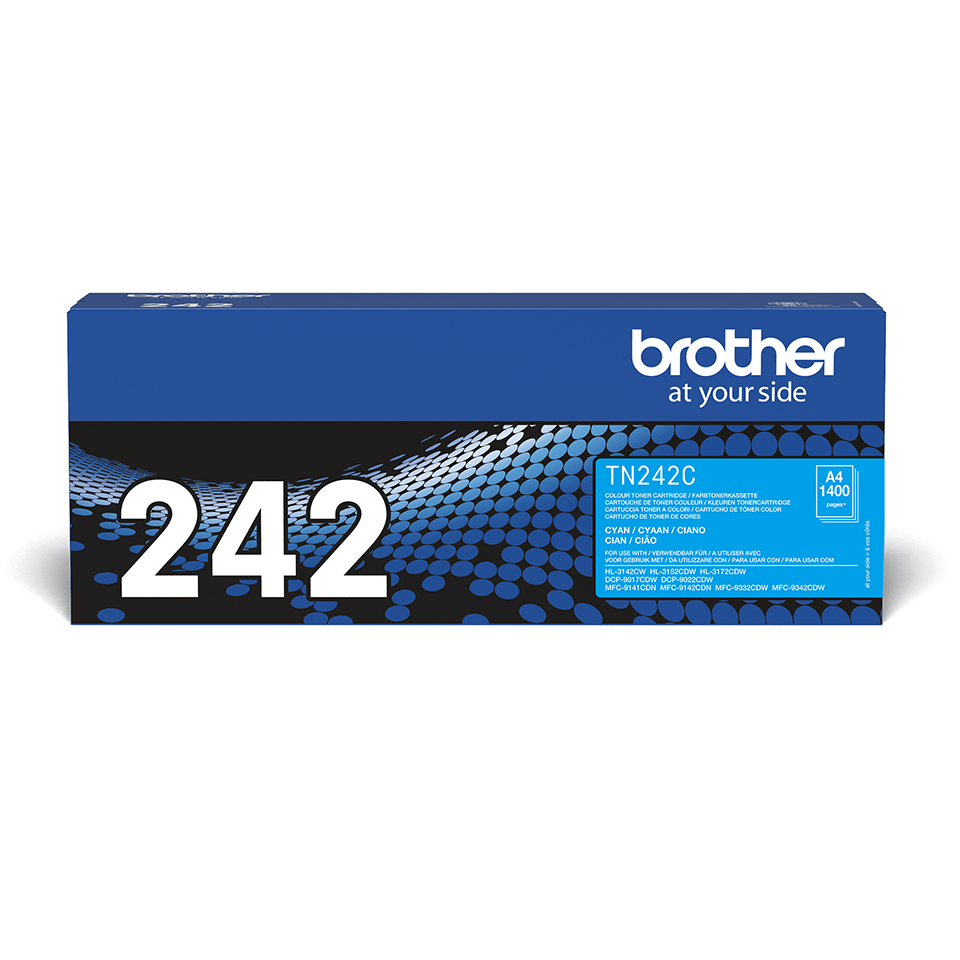 TN-242 CYAN TONER FOR DCL 1.400P F/ HL-3152CDW -3172CDW