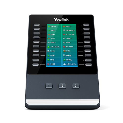 Yealink EXP50, 20 Tasten LCD-Color Keypad,