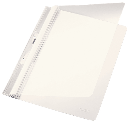 LEITZ Hängehefter Universal 4190 Kunststoff weiß DIN A4 2x kaufmännische Heftung, 1 St.