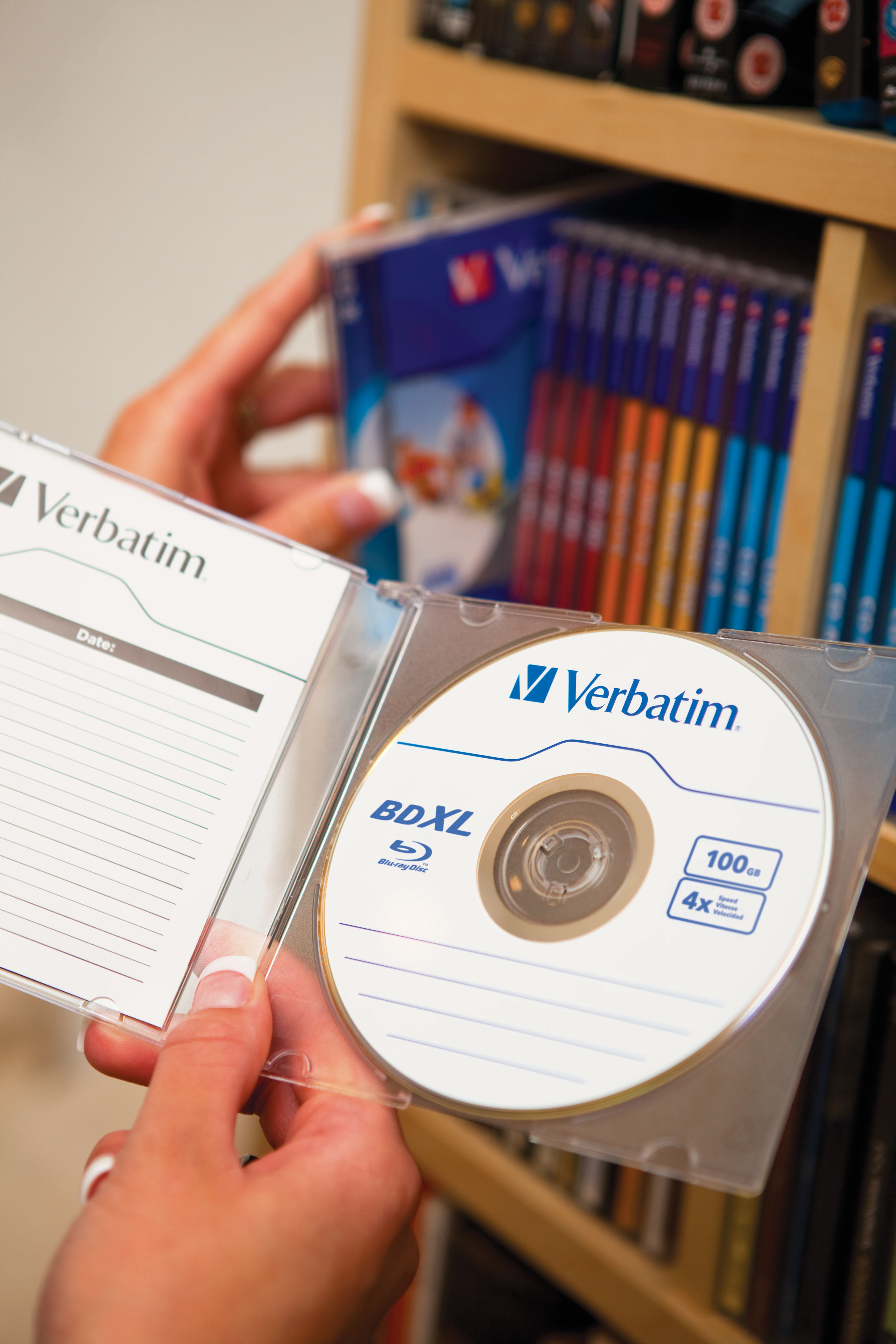 Verbatim 5er-Pack Verbatim BD-R Blu-Ray 100GB 4x Speed wide printable JC