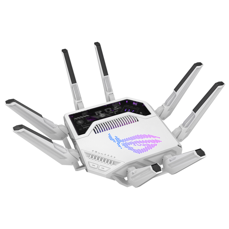 ASUS WL-Router ROG-Rapture GT-BE19000 Tri-Band WiFi7 weiß