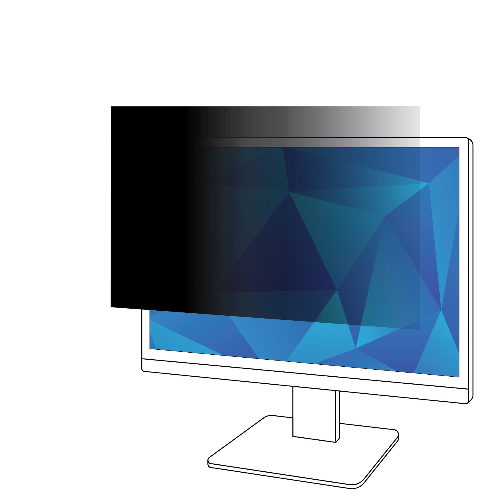 3M Blickschutzfilter 31,5 Monitor (16:9) PF315W9B