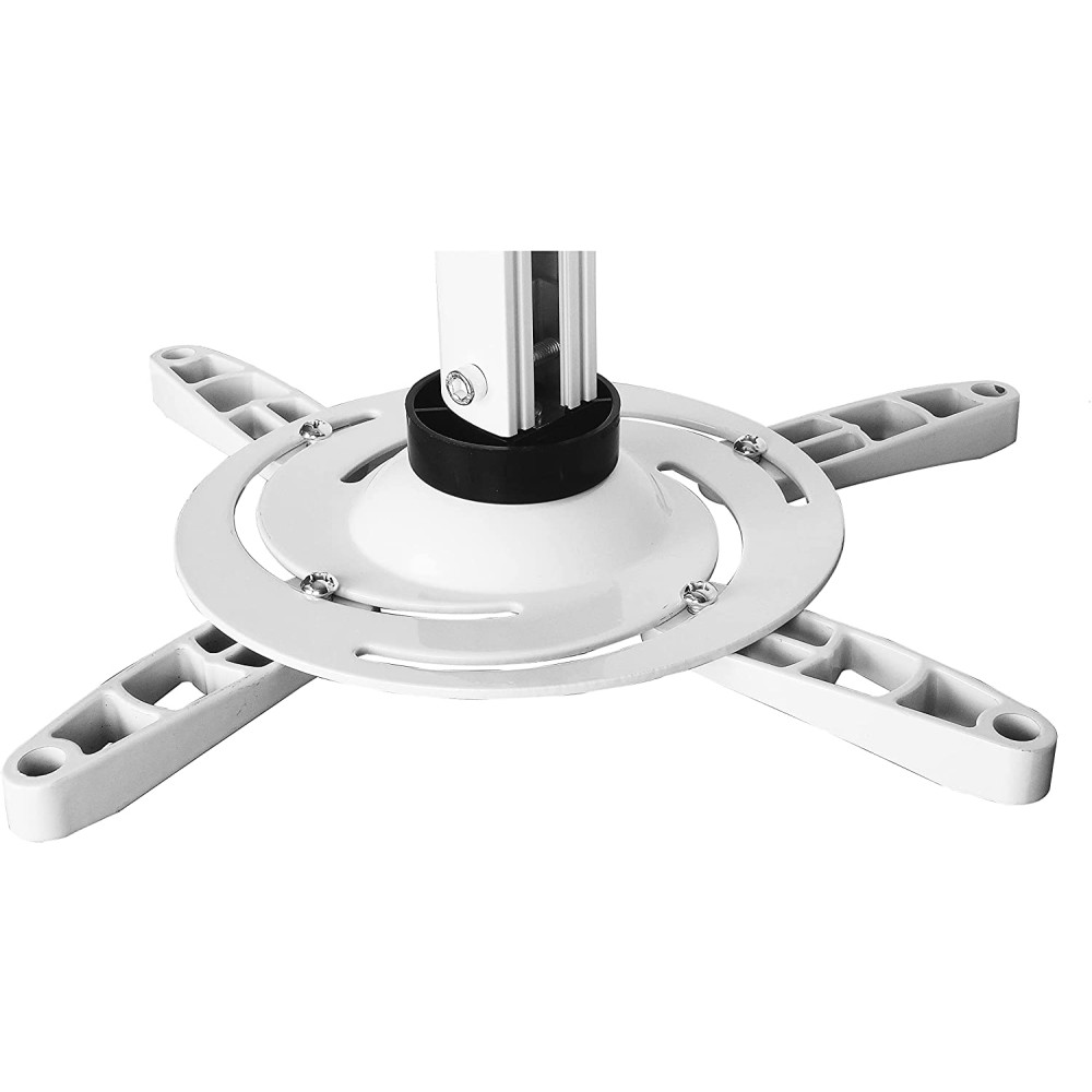 Techly Profi Deckenhalterung f. Beamer,ausziehbar,50-77cm,w.