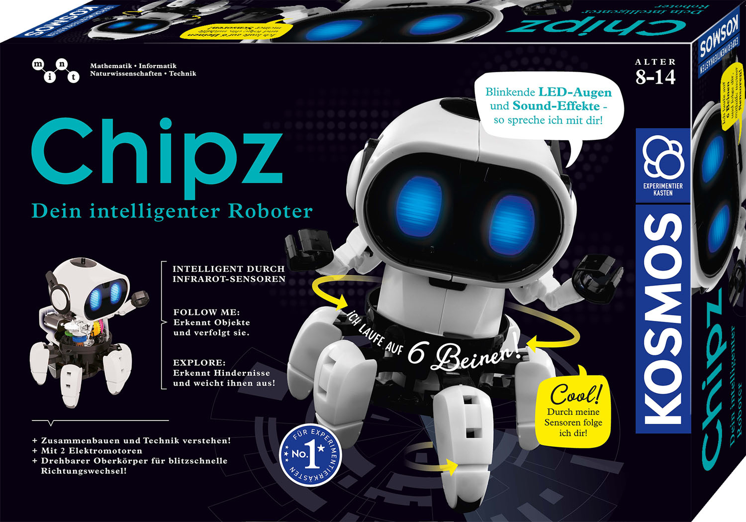Chipz - Dein intelligenter Roboter, Experimentierkasten