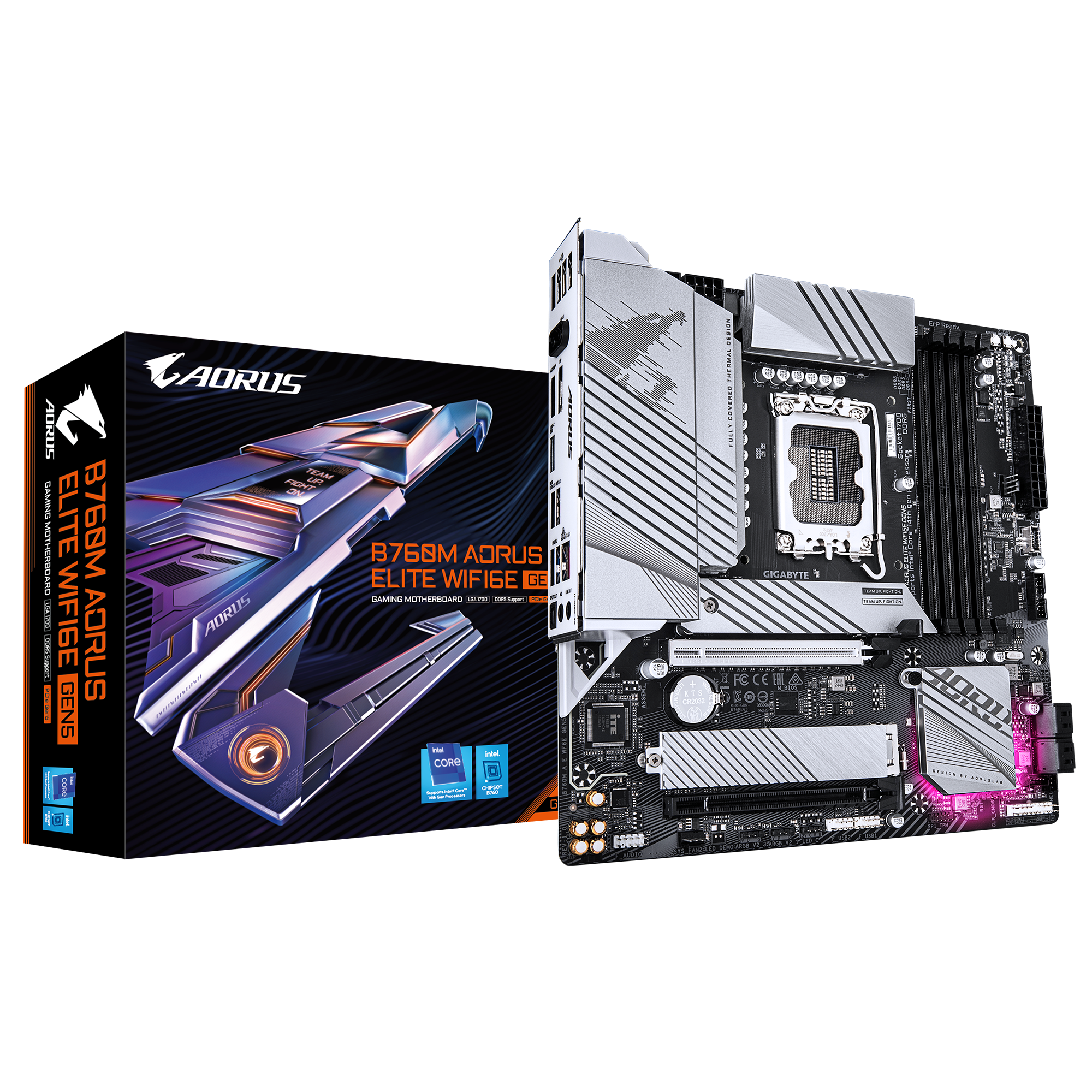 B760M AORUS ELITE WIFI6E GEN5, Mainboard