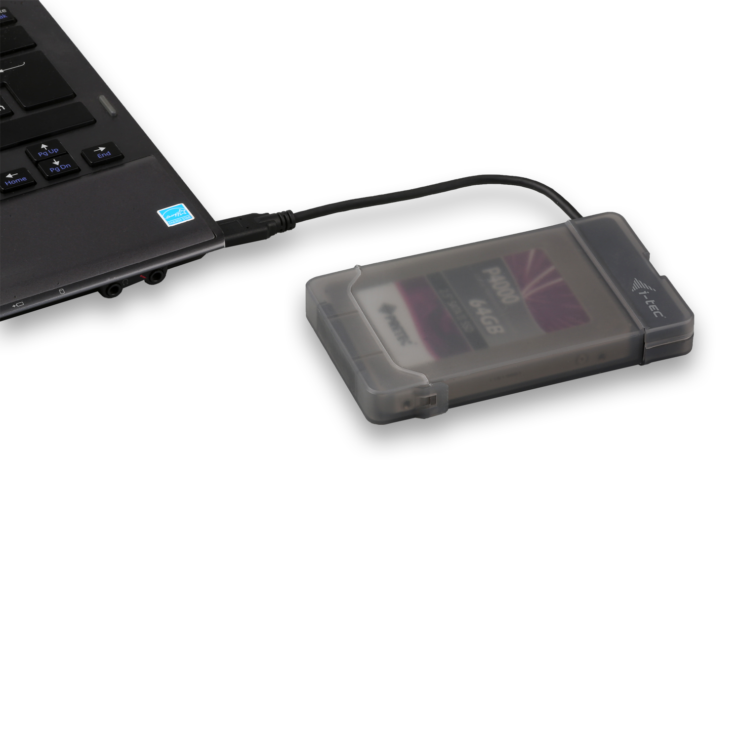 I-TEC USB EXTERNAL CASE 2.5IN SATA I/II/III HDD SSD BLACK