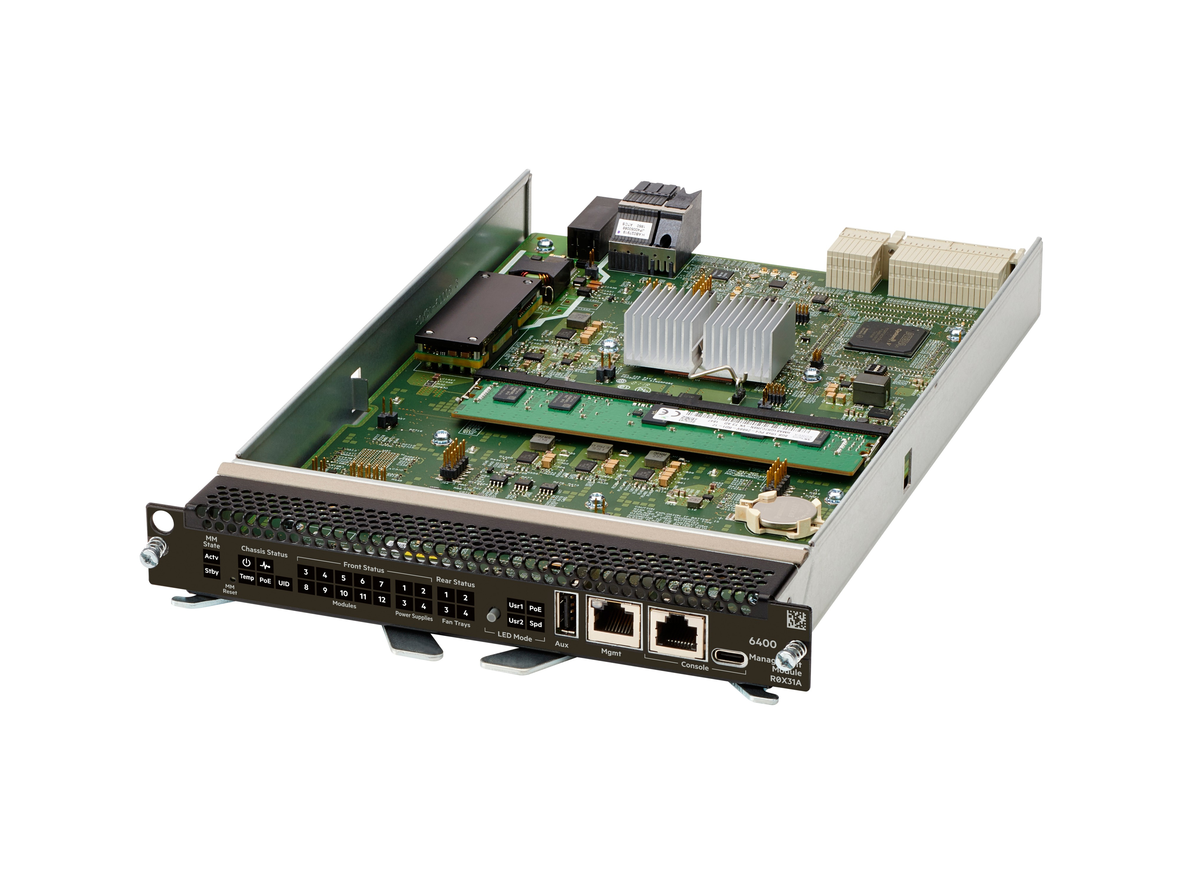 ARUBA 6400 MANAGEMENT MOD STOCK .
