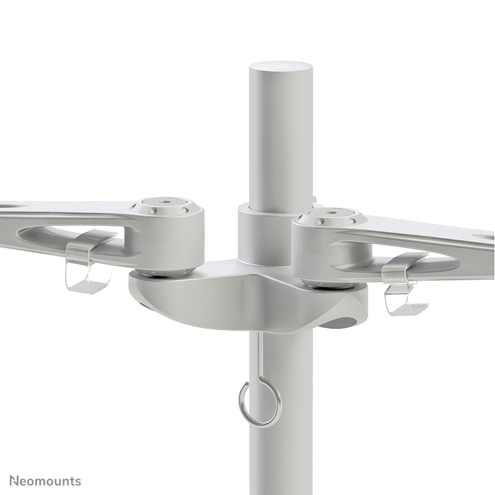 NEOMOUNTS DeskMount 2x25,4-66,04cm 2x10-26Zoll 12 kg Clamp silver