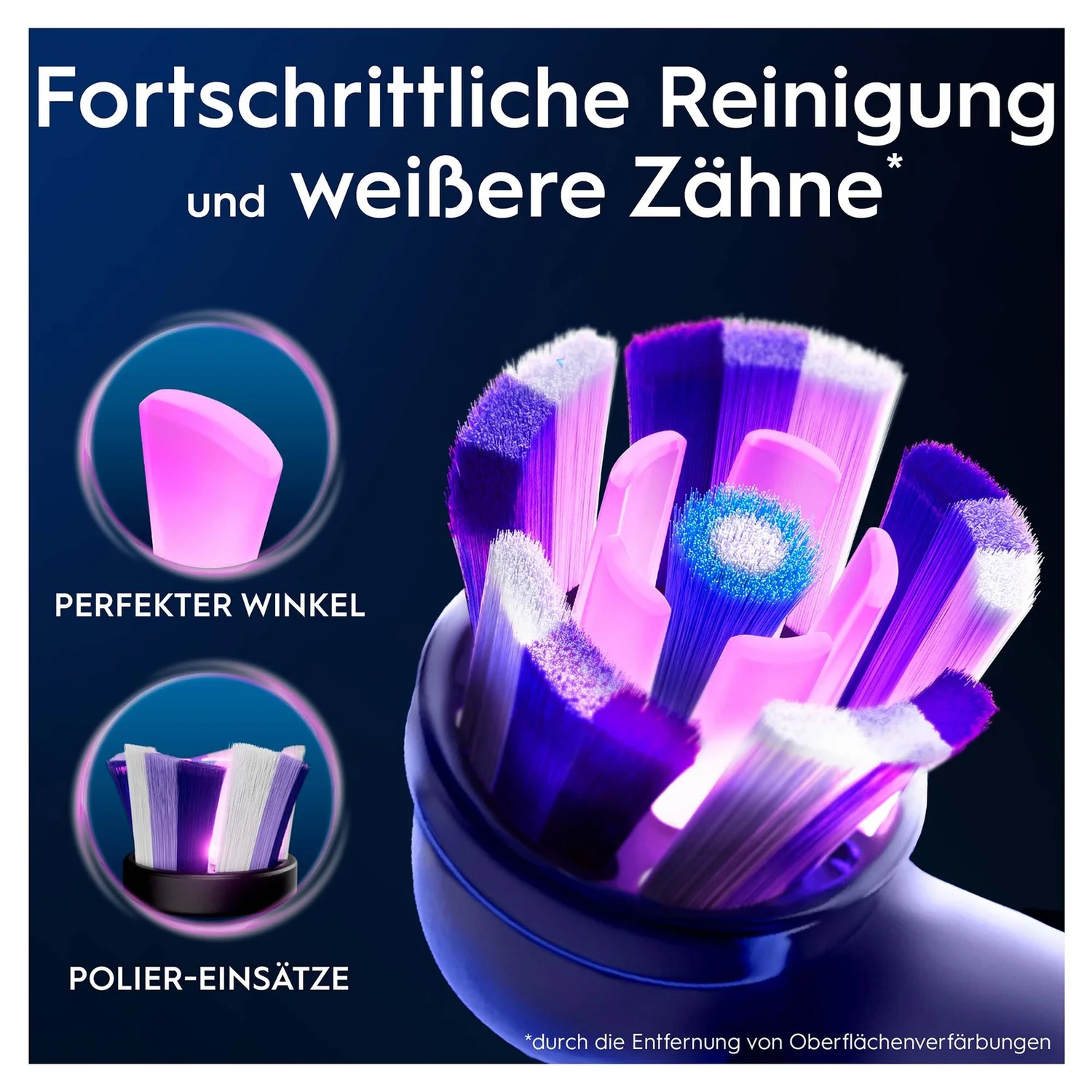 Oral-B iO Strahlendes Weiss Zahnbürstenaufsätze, 2 St.