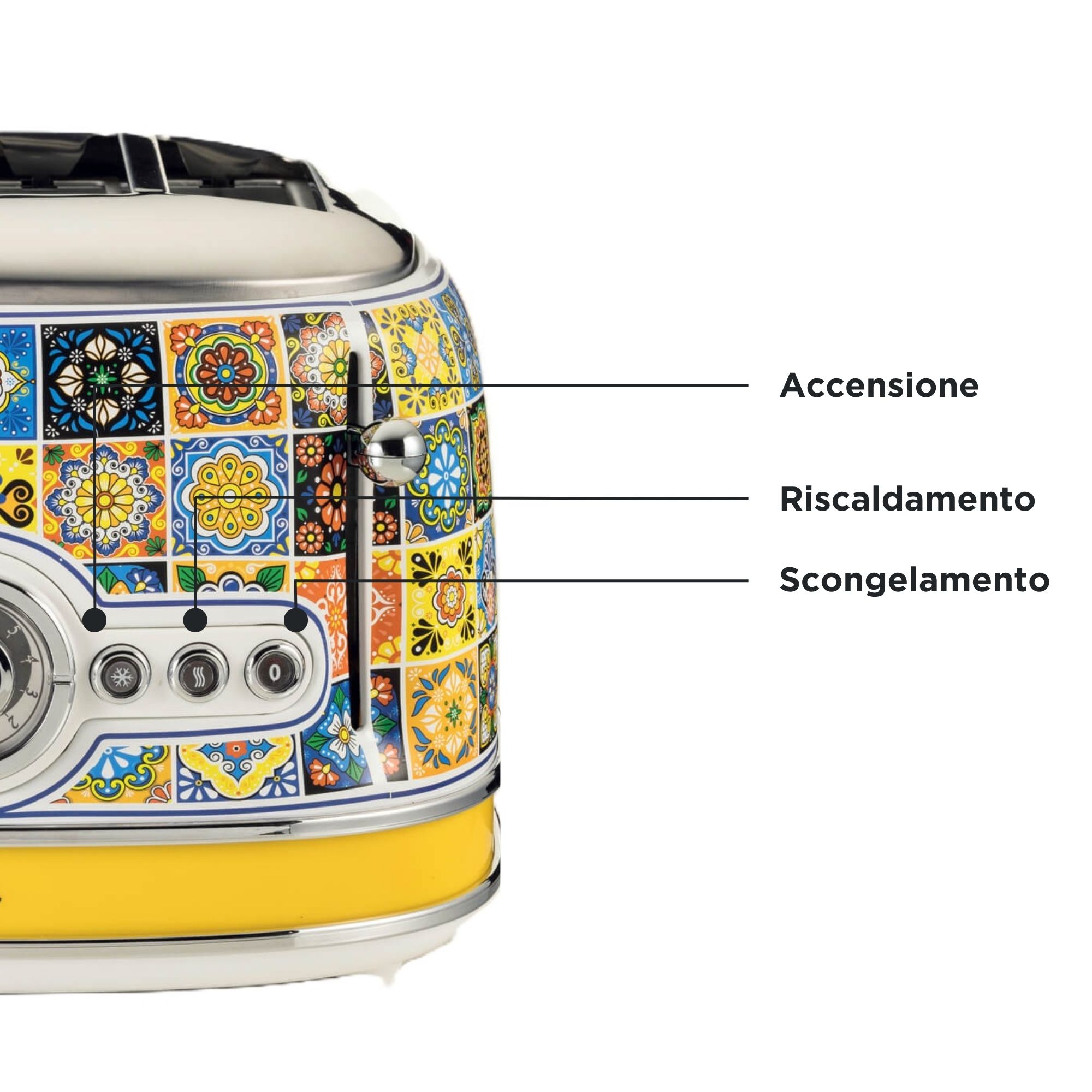 4-Schlitz-Toaster Positano