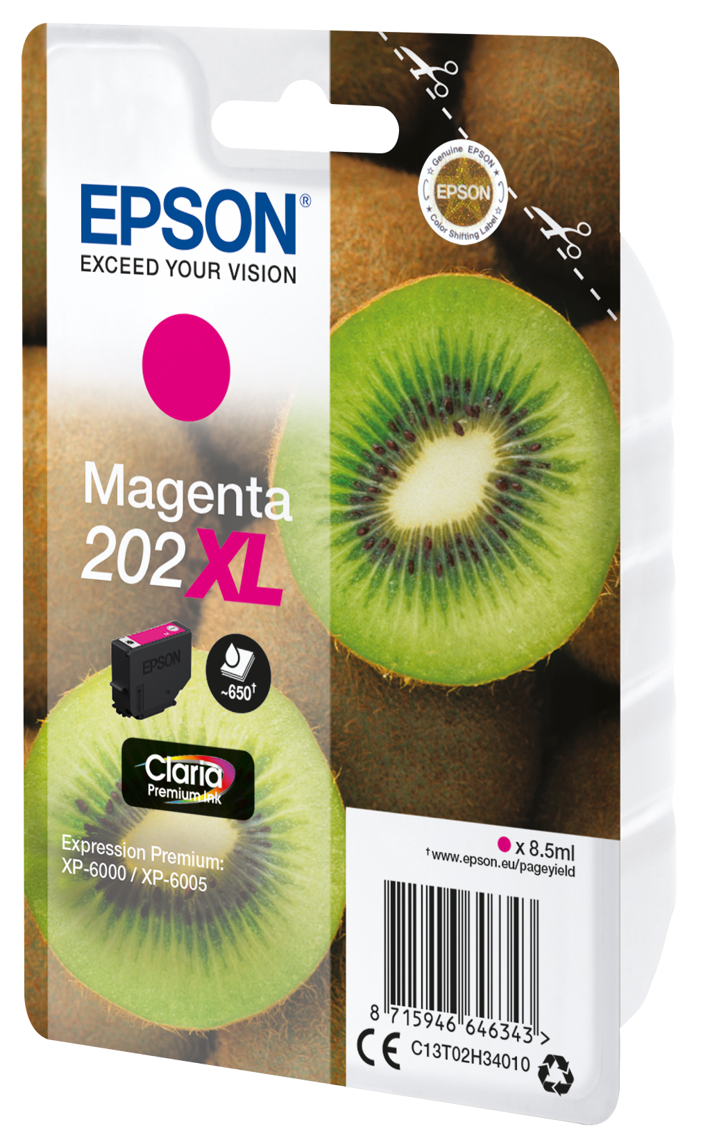 EPSON 202XL/T02H34 (Kiwi) magenta Druckerpatrone