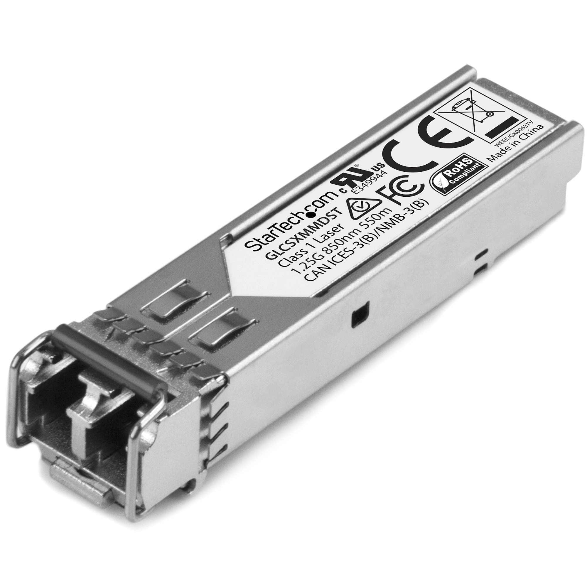 STARTECH.COM Cisco GLC-SX-MMD kompatibel SFP - Gigabit Fiber 1000Base-SX SFP Transceiver Module - MM LC - 550m - 850nm
