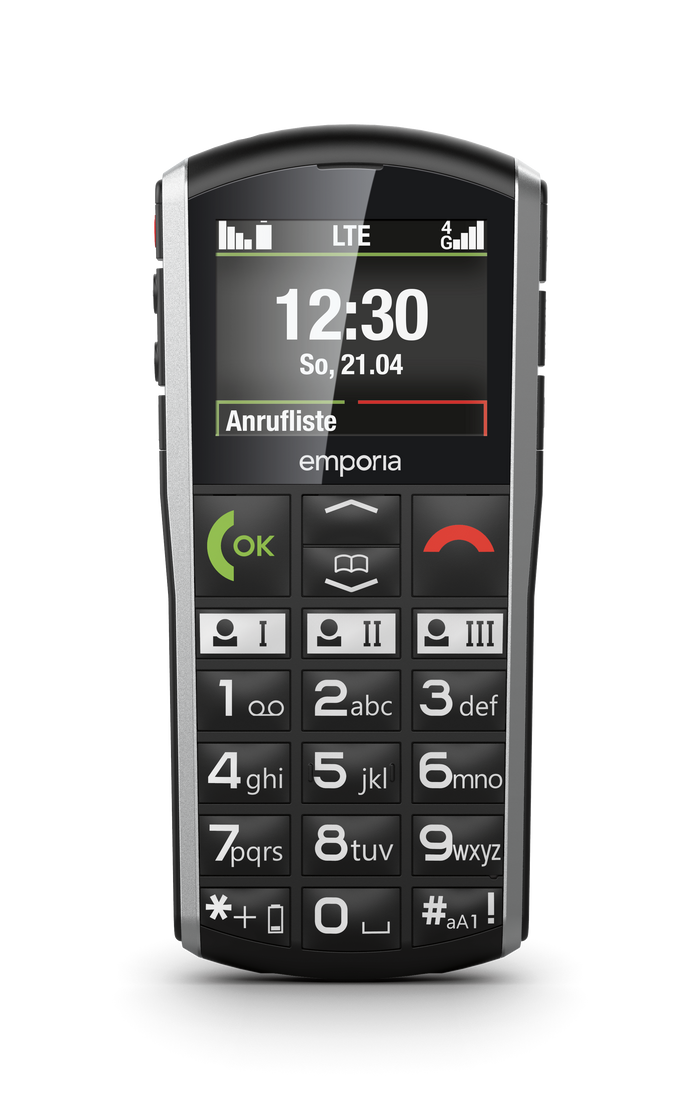Emporia emporiaSIMPLICITY (V27), LTE/4G, (V3), Großtastenhandy, black
