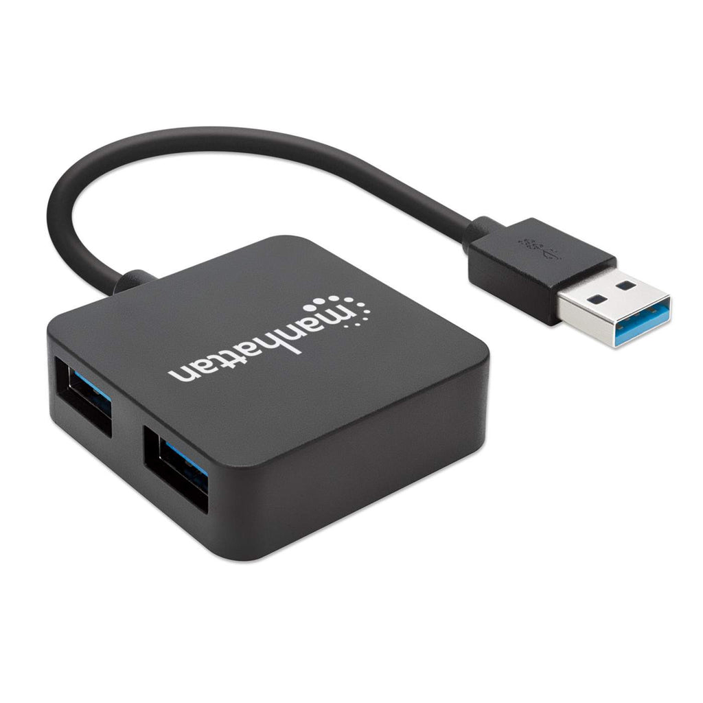 MANHATTAN USB-HUB 4-Port USB 3.0 schwarz