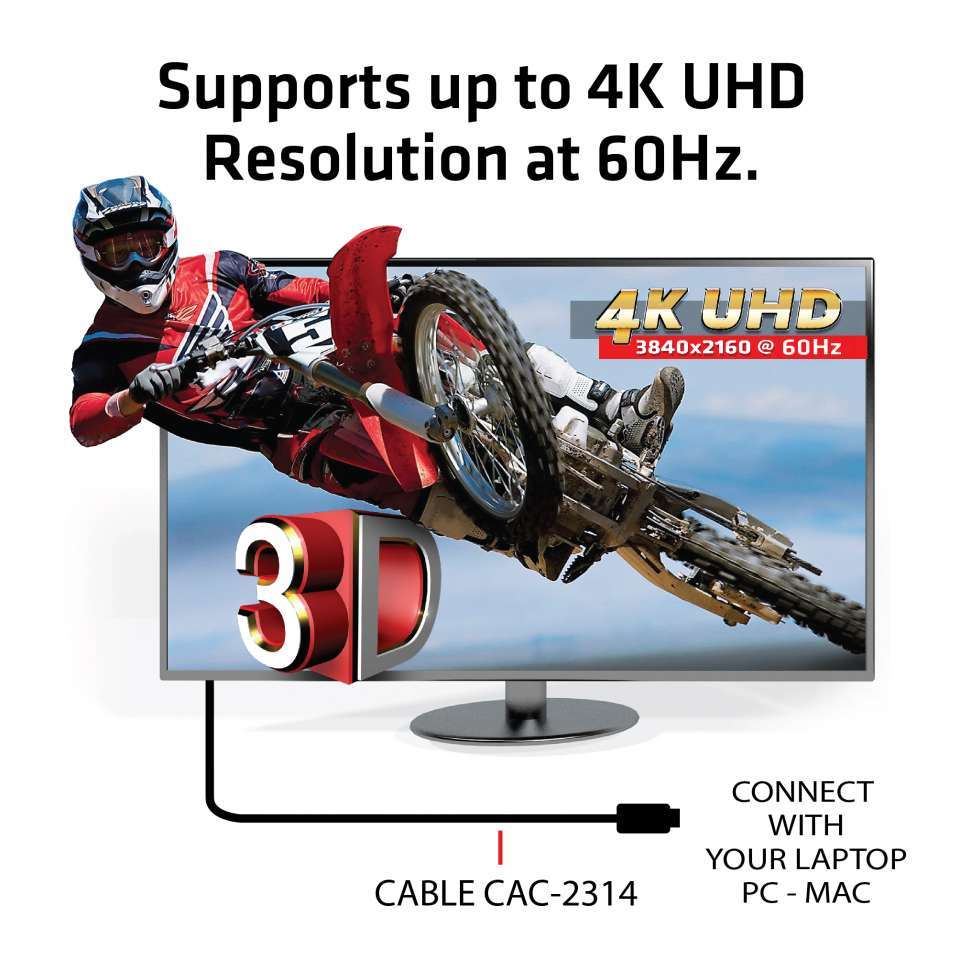 Club3D HDMI-Kabel A -> A 2.0 RedMere 4K60Hz UHD 15 Meter retail
