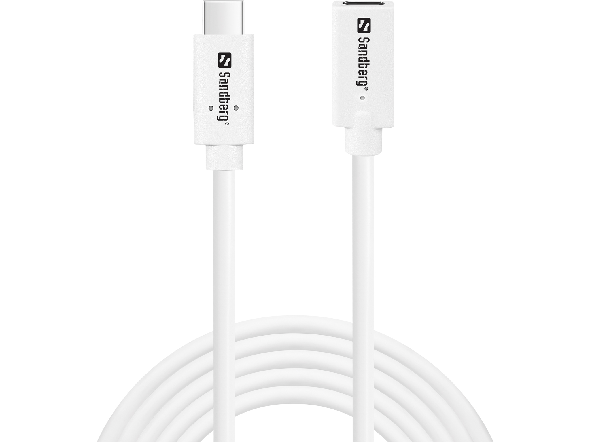 SANDBERG USB-C>C M-F USB 3.1 100W 2M
