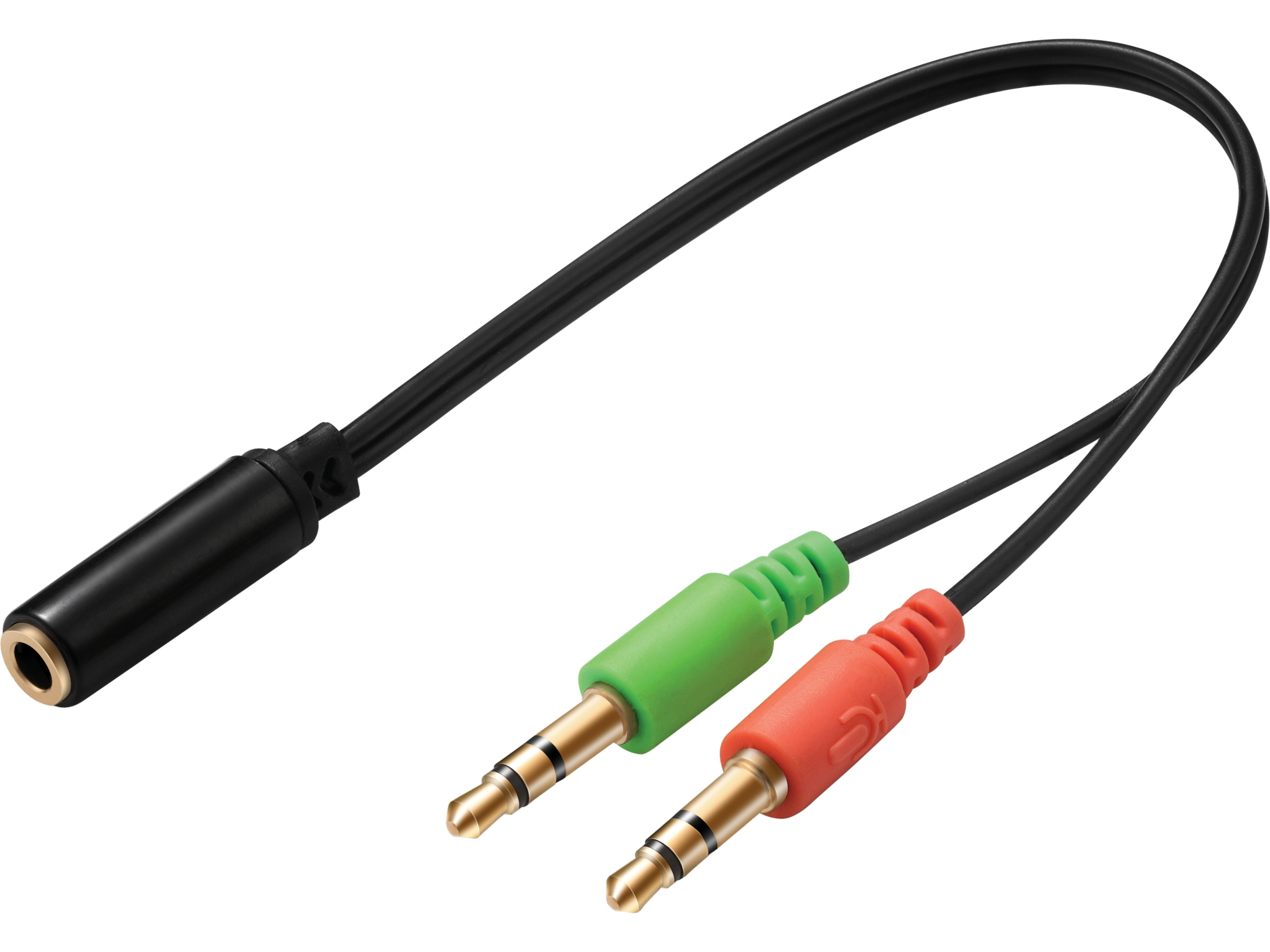 SANDBERG Headset converter (Apple) to PC Konvertiert den einzigen Anschluss von iPhone Headsets in einen dualen Anschluss fuer PC