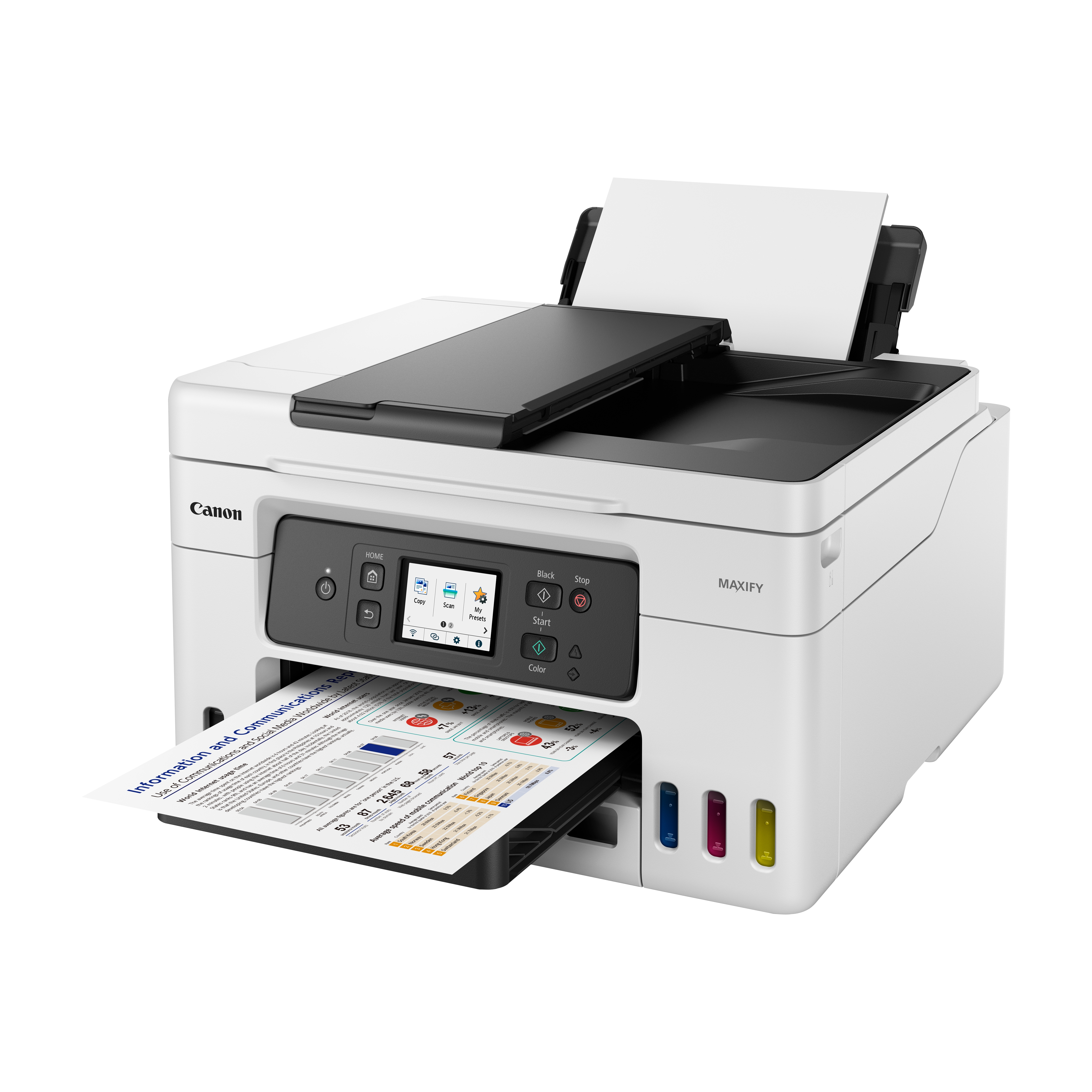 AKTION: Canon MAXIFY GX4050 4 in 1 Tintenstrahl-Multifunktionsdrucker grau mit 60 Euro CashBack