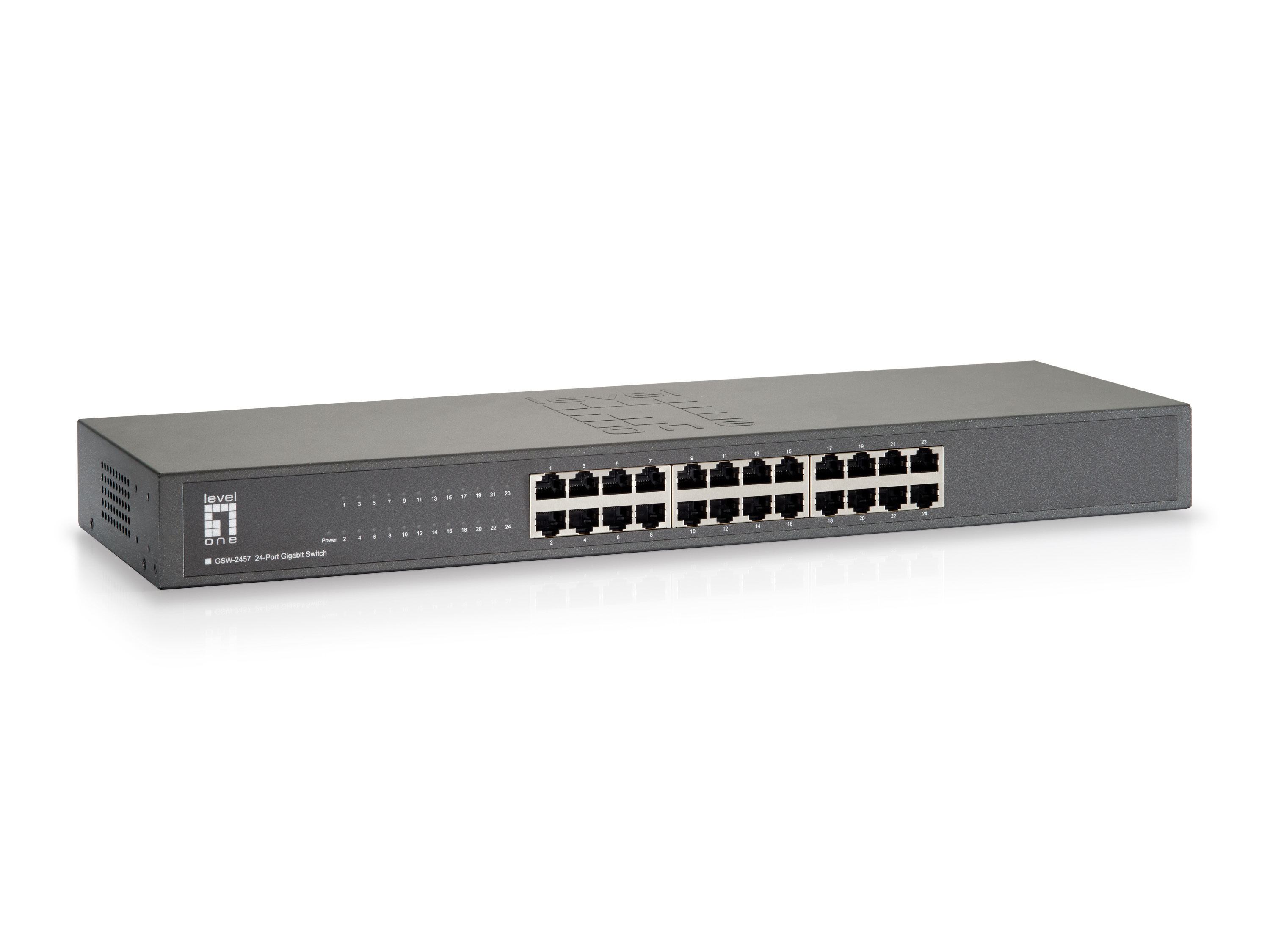 LevelOne Switch 24xGE 19 unmanaged Metall