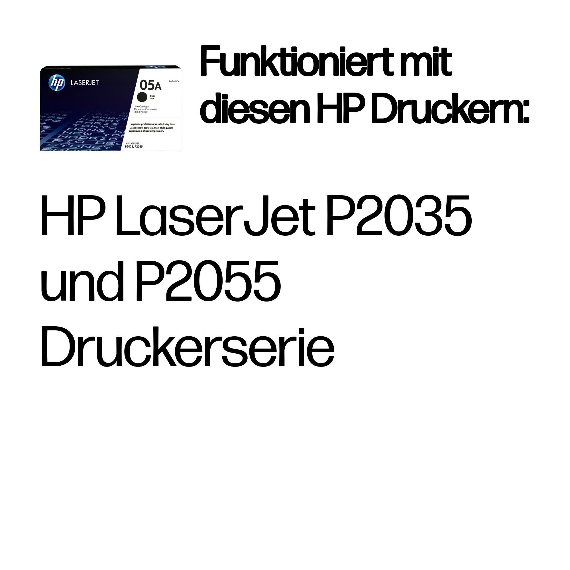 HP 05A Schwarz LaserJet Tonerpatrone