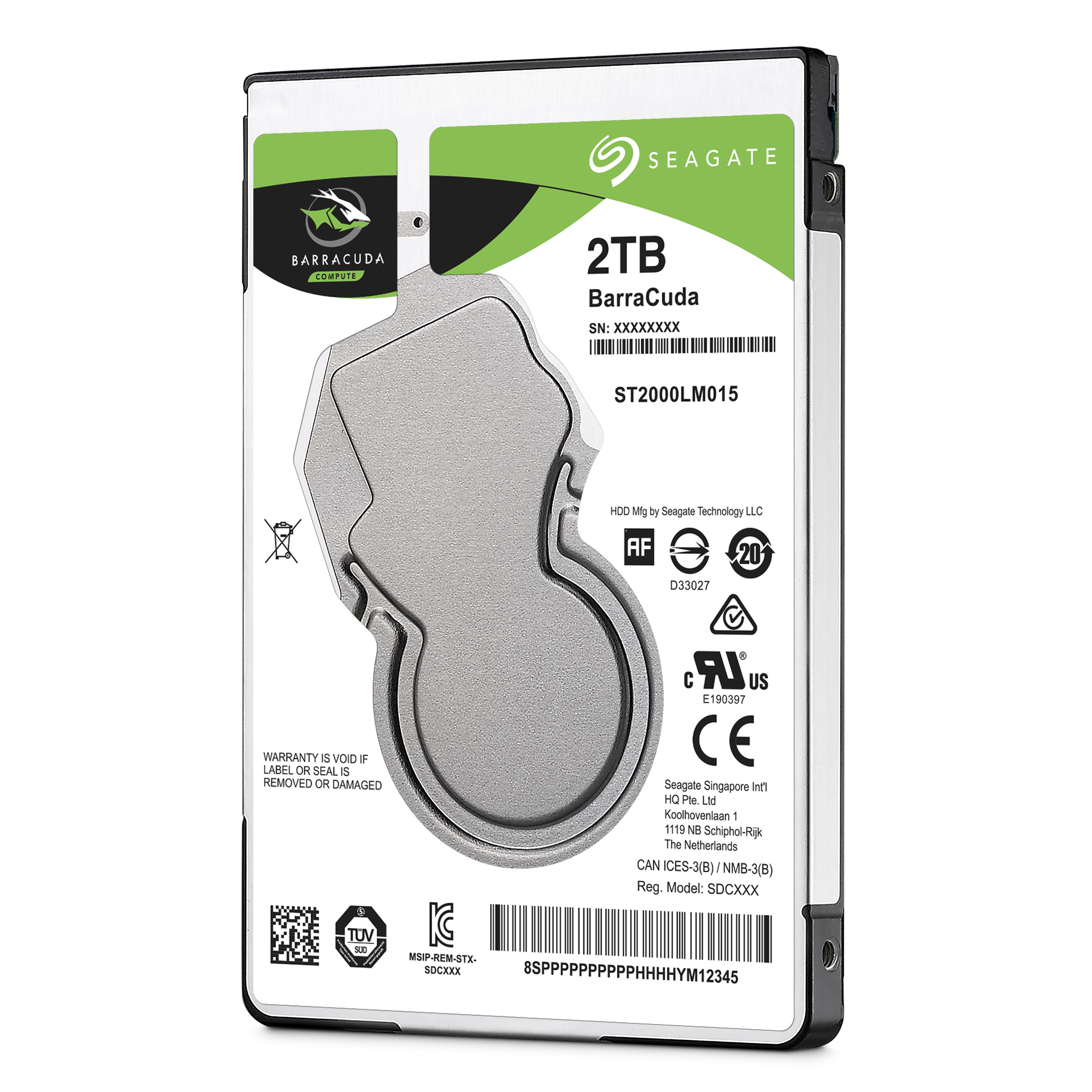HDD 2,5 Seagate BarraCuda ST2000LM015 2TB Sata 128MB (D)