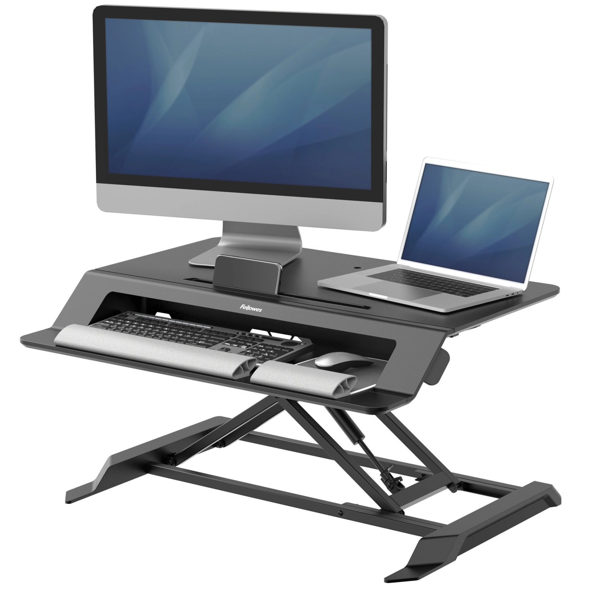 Fellowes Monitorständer Lotus LT Sitz-Steh Workstation schwarz