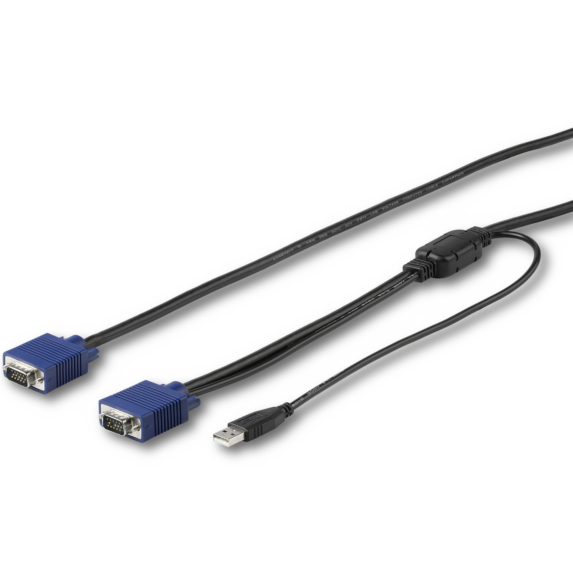 10 FT. (3 M) USB KVM CABLE RACKMOUNT CONSOLE CABLE