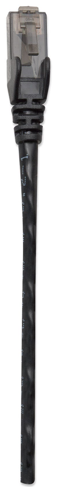 INTELLINET Patchkabel RJ45 U/UTP Cat6 10m Hebelschutz schw
