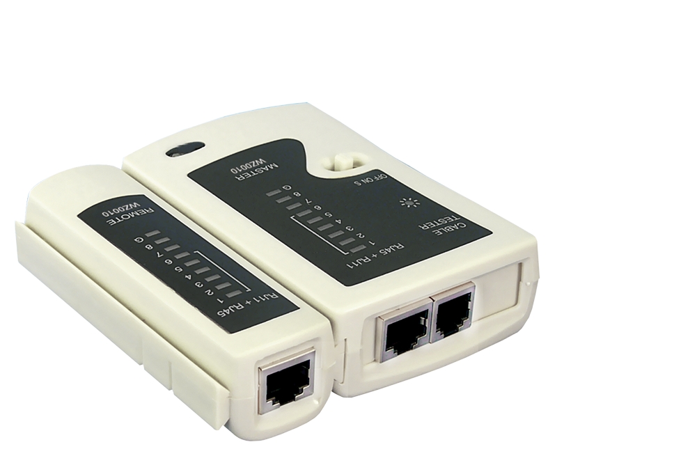 Logilink Kabeltester Netzwerk RJ45/RJ12/RJ11 Stecker