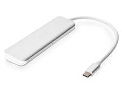 4-PORT USB-C HUB + PD 4X USB 3.0 1X PD CHARGING