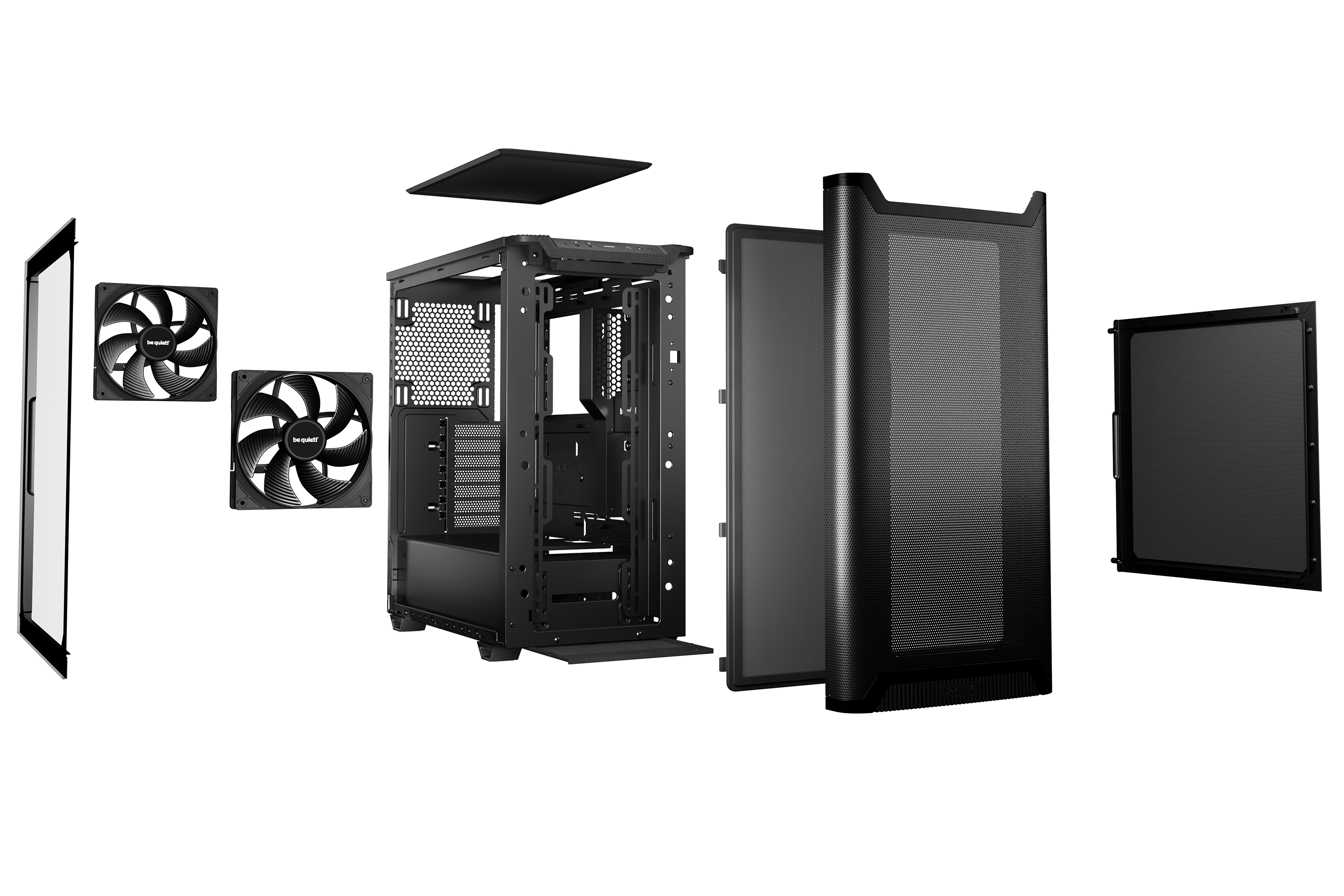 PURE BASE 501 Airflow Window , Tower-Gehäuse