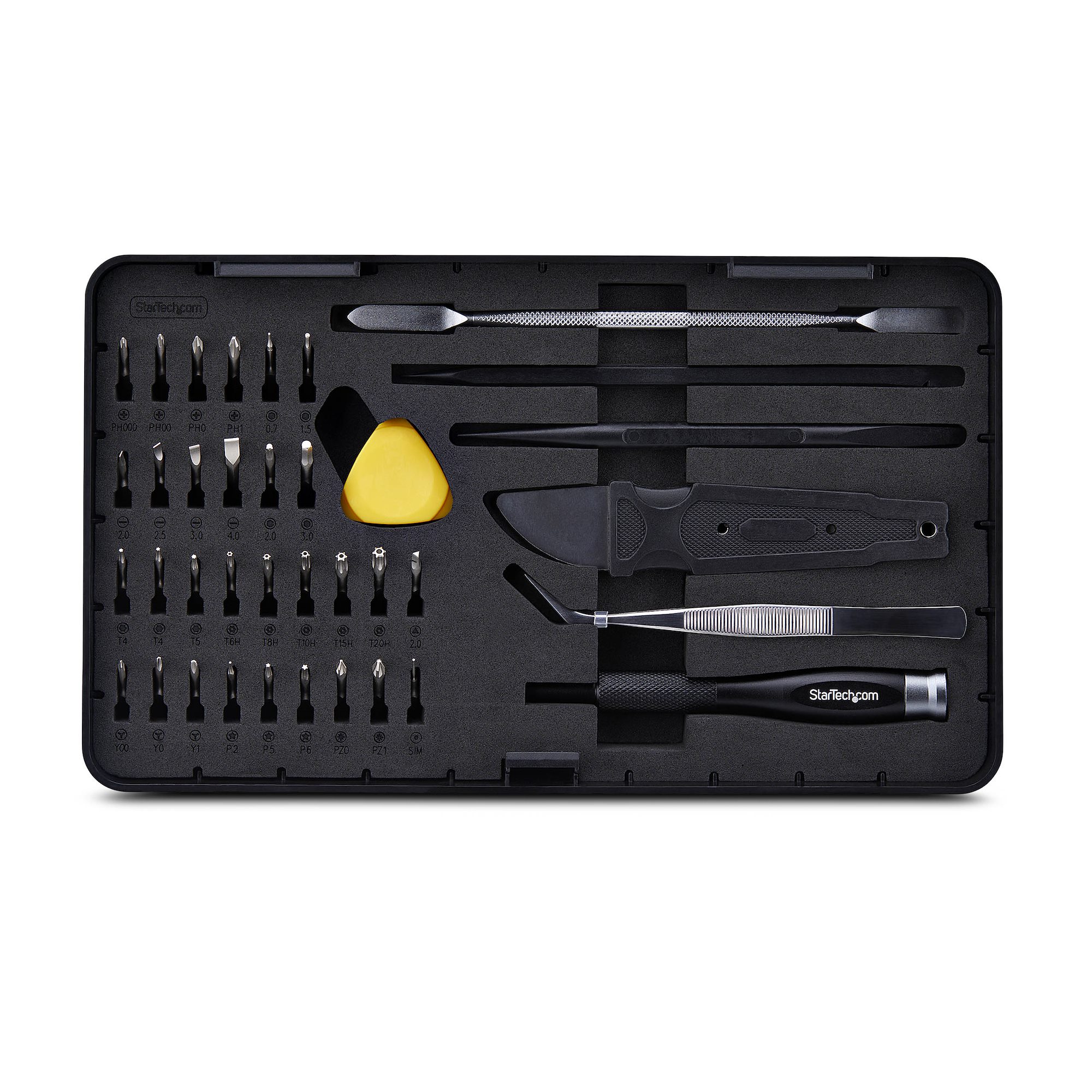 STARTECH.COM 40-tlg Computer-Reparaturset fur Laptop PC Elektronik Telefon 30-Bit-Präzisionsschraubendreher Reparaturkit