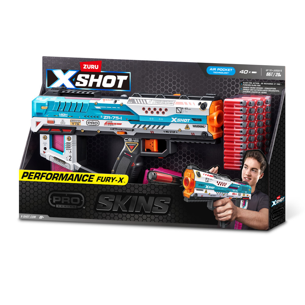 XSHOT Skins Fury-X, Dartblaster