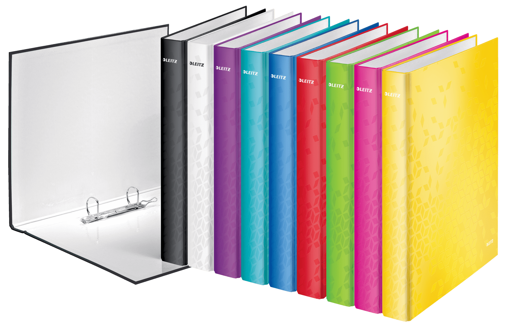 LEITZ WOW Ringbuch 2-Ringe rot 4,0 cm DIN A4, 1 St.