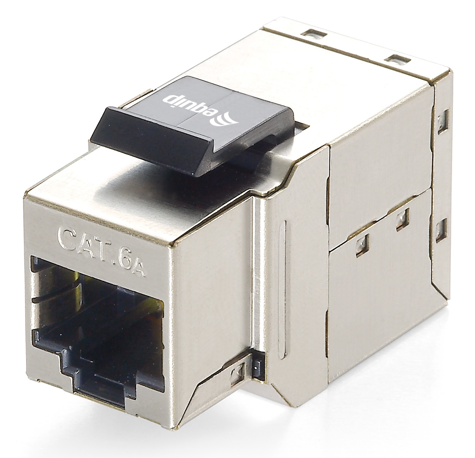 Equip Keystone-Koppler geschirmt Cat6A 2xRJ45 8Stk sil Polybeutel