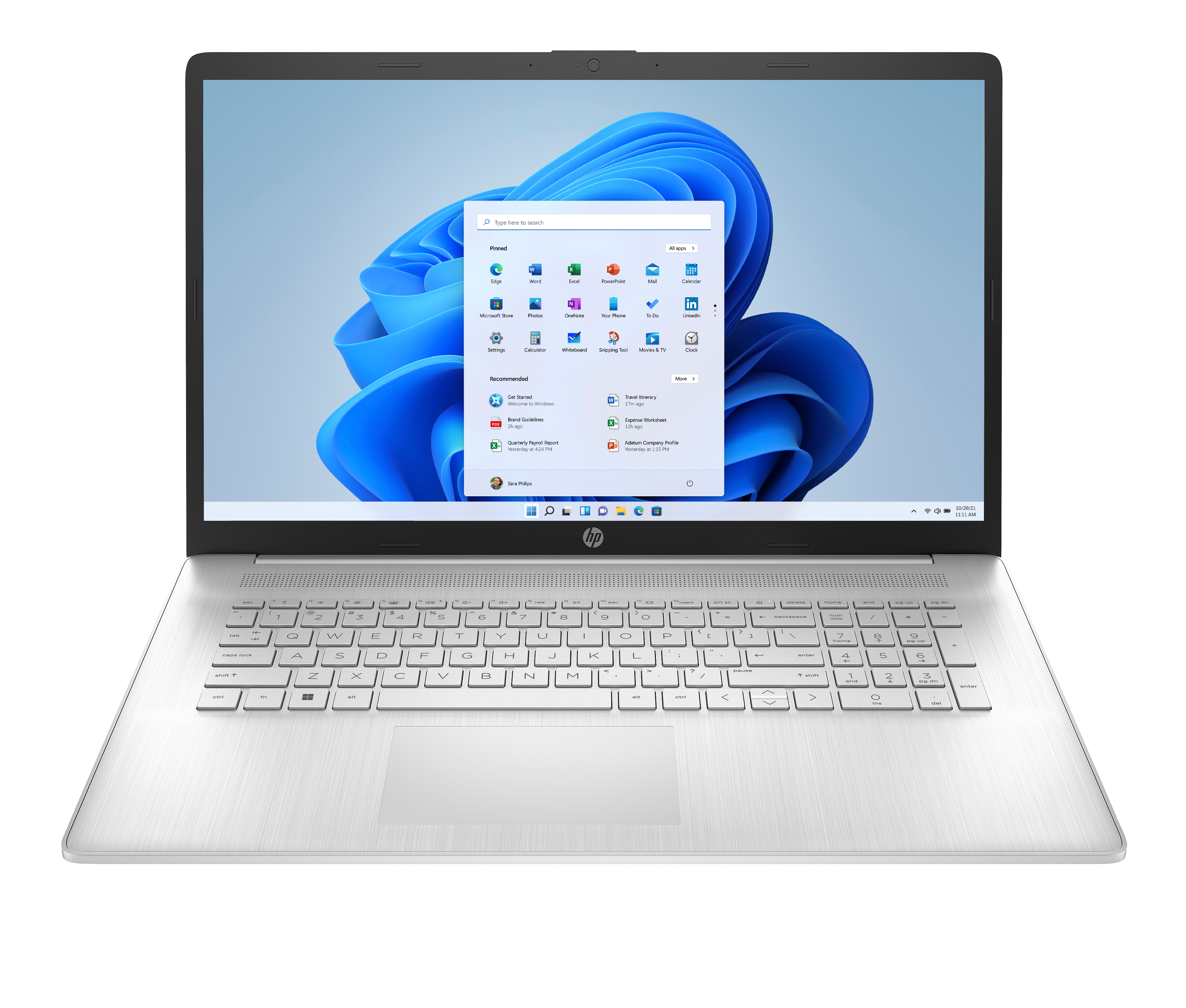 HP 17-cp2057ng C6RF7EA Laptop 43,9 cm (17,3 Zoll), 16 GB RAM, 1 TB SSD, AMD Ryzen 5 7520U