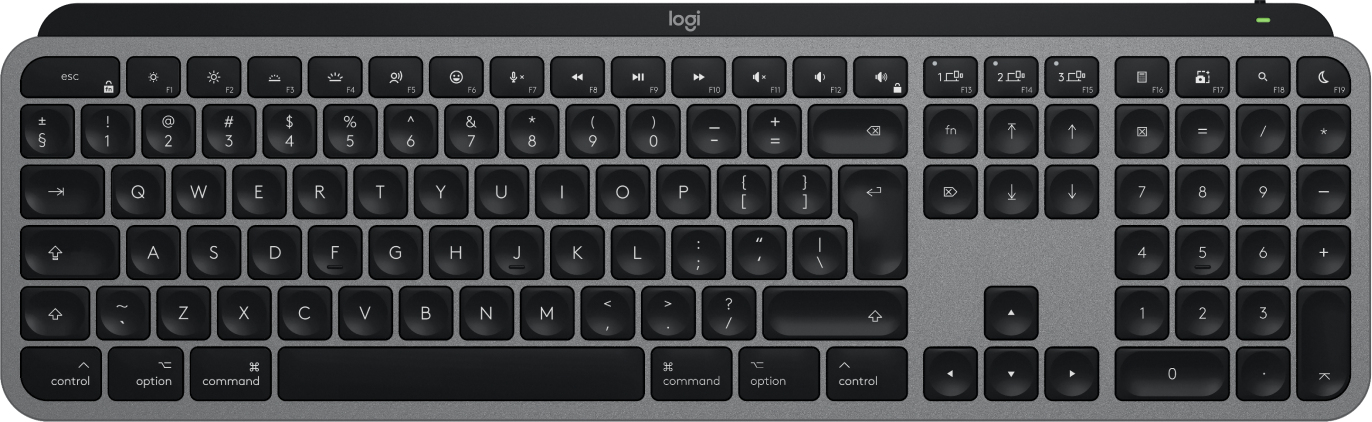 LOGITECH MX Keys S for Mac - Space Grey - EMEA28-935 (US)