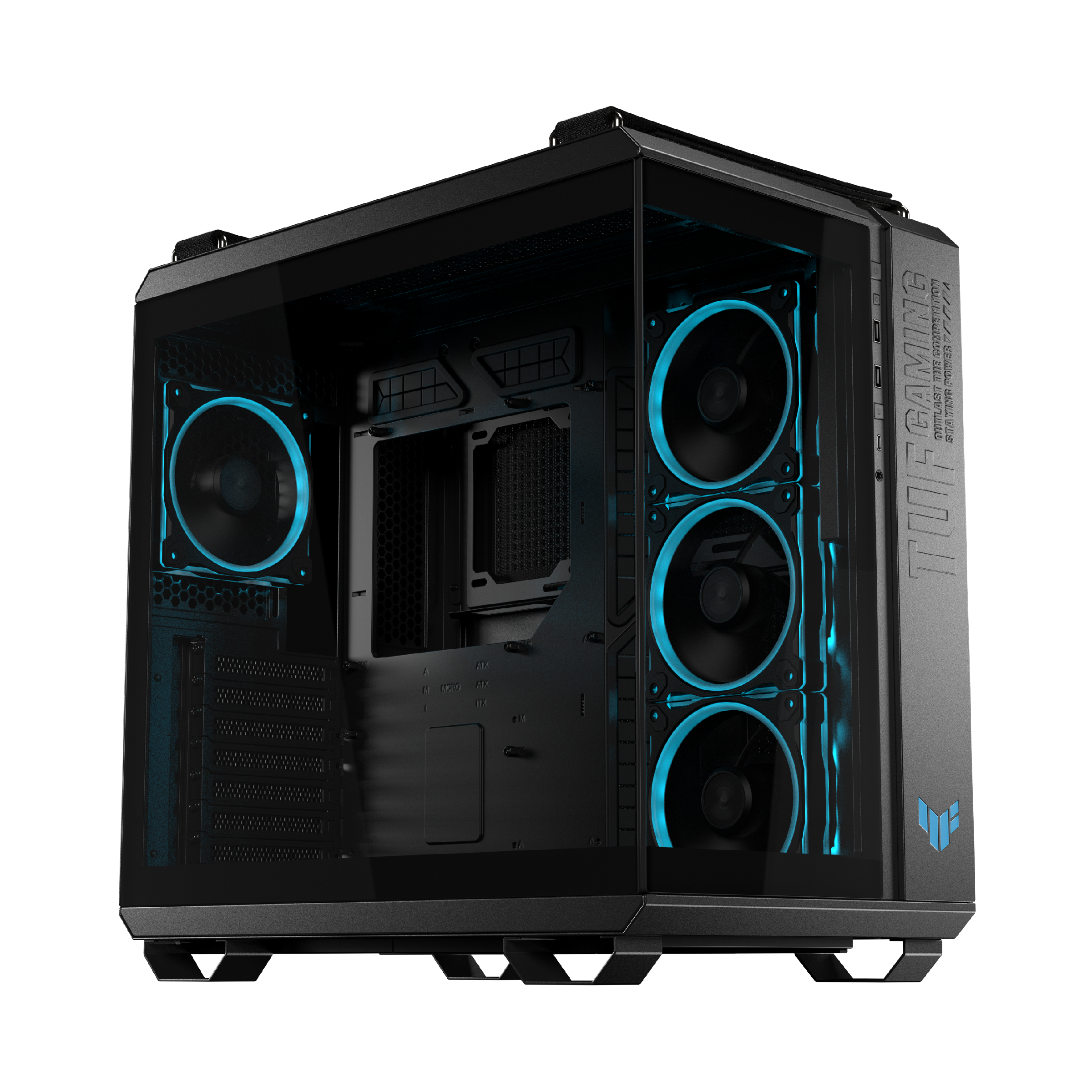 ASUS GEH TUF GAMING GT502 HORIZON TG ARGB BLACK