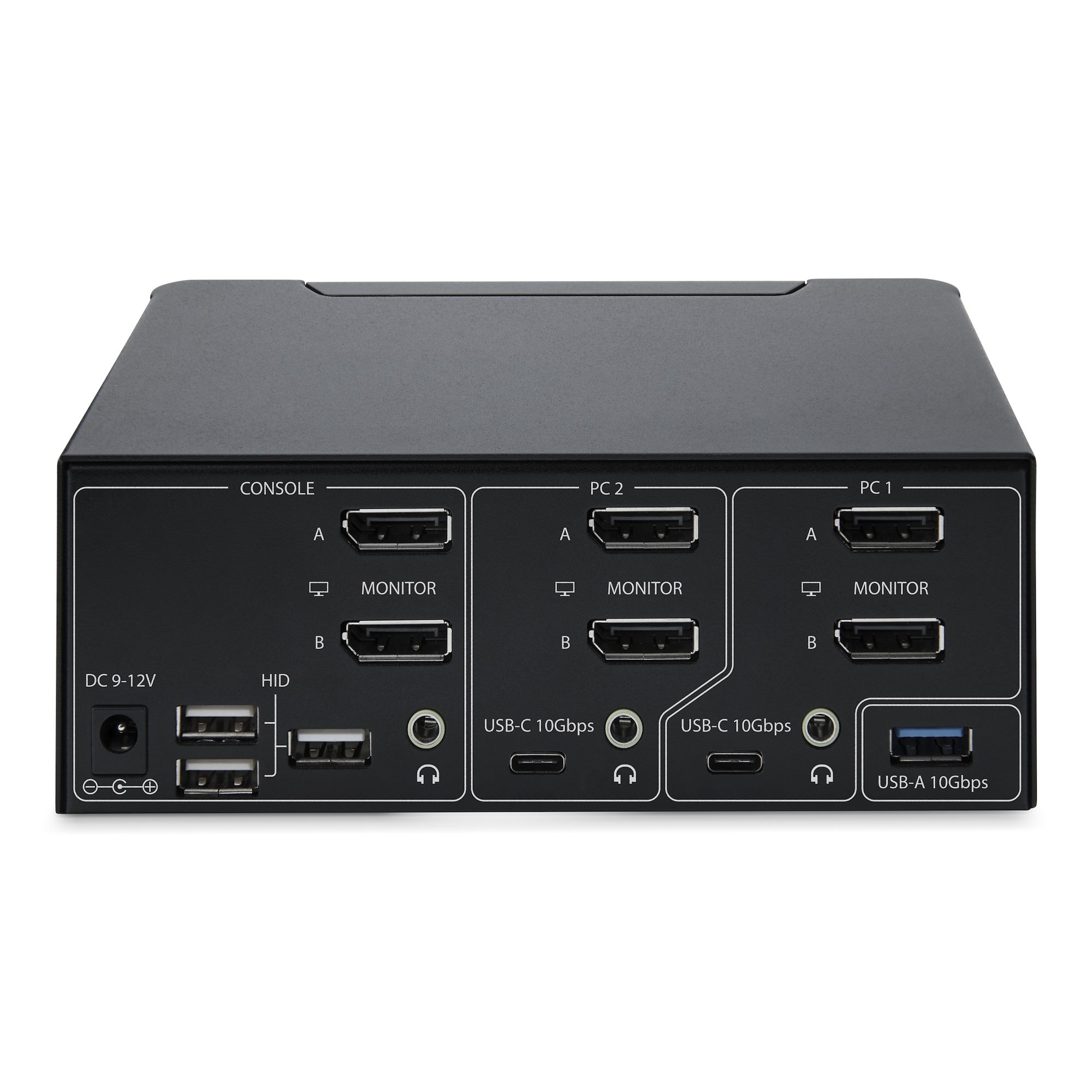 STARTECH.COM 2-Port Dual-Monitor DisplayPort KVM Switch DP 1.4 8K 60Hz 4K 144Hz 2x USB 3.2 10Gbps Ports KVM Umschalter