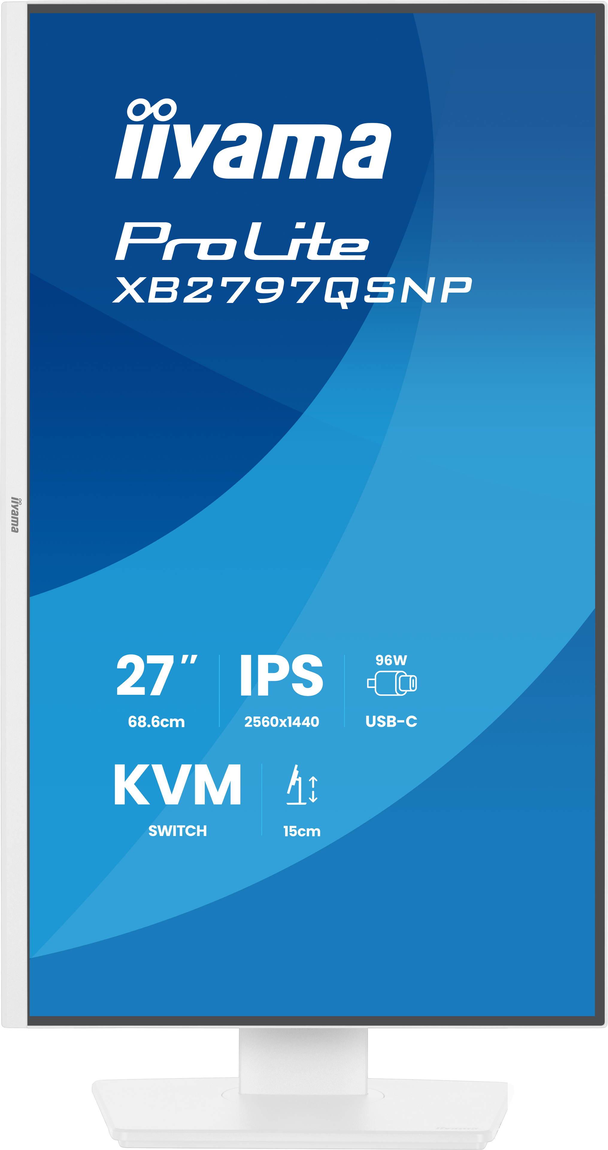 IIYAMA 68.6cm (27) XB2797QSNP-W1 16:9 HDMI+DP+USB-C+KVM